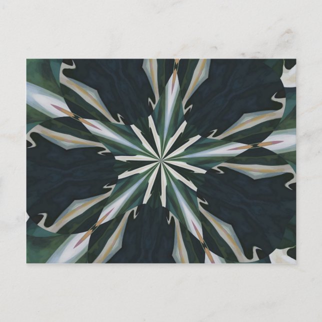 Postal Calla Lily Star Kaleidoscope (Anverso)