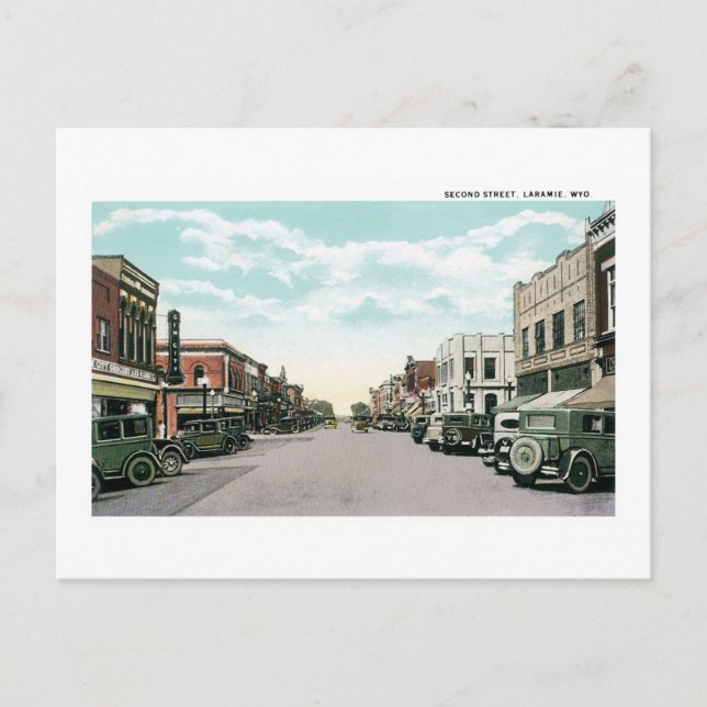 Postal Calle 2, Laramie, Wyoming (Anverso)