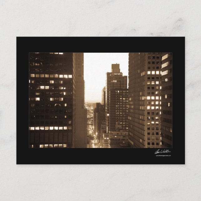 Postal Calle 55 Este, Nueva York (Anverso)