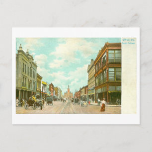 Postal Calle Austin Avenue vintage, Waco, Texas