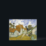 Postal Calle Auvers-sur-Oise Vincent van Gogh<br><div class="desc">Calle de Auvers-sur-Oise. Vincent Willem van Gogh. Bonito paisaje de pueblo. Calle de un pequeño pueblo con casas de piedra bajo techos rojos. Hay árboles en el fondo. Las nubes cruzan el cielo azul. Reproducción de obras famosas de imágenes artísticas de dominio público.</div>