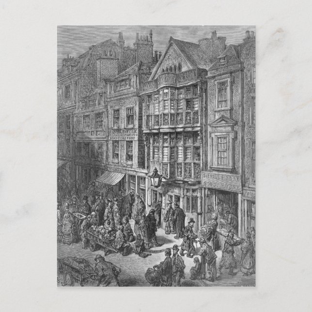 Postal Calle Bishopsgate (Anverso)