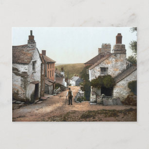 Postal Calle Boscastle Village, Cornwall c.1895