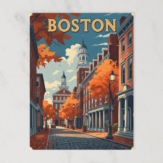 Postal Calle Boston