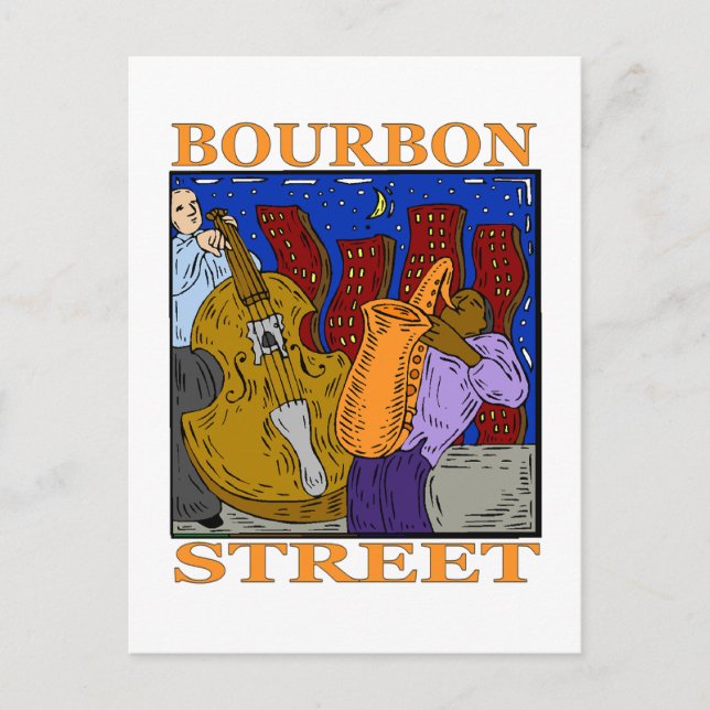 Postal Calle Bourbon (Anverso)