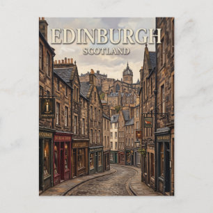 Postal Calle Candlemaker Edimburgo Escocia