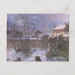 Postal Calle Carcel en invierno