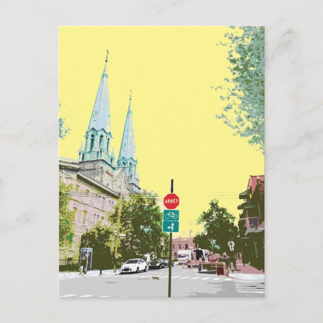 Postal calle castelnau /rue de castelnau (Anverso)