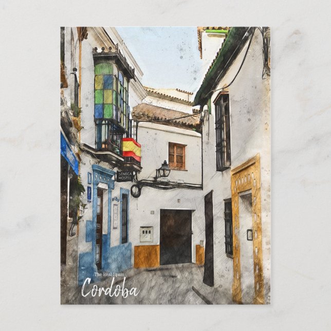 Postal Calle Córdoba - España Postcard (Anverso)