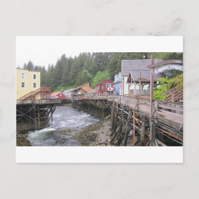 Postal Calle Creek Ketchikan, Alaska (Anverso)