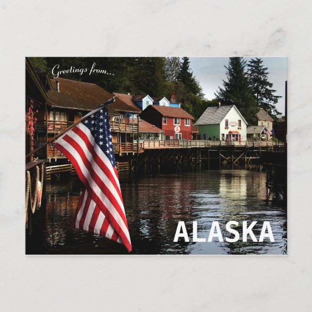 Postal Calle Creek Ketchikan Alaska (Anverso)