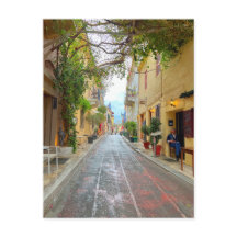 Calle Cuta En Atenas, Grecia