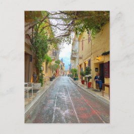 Postal Calle Cuta En Atenas, Grecia