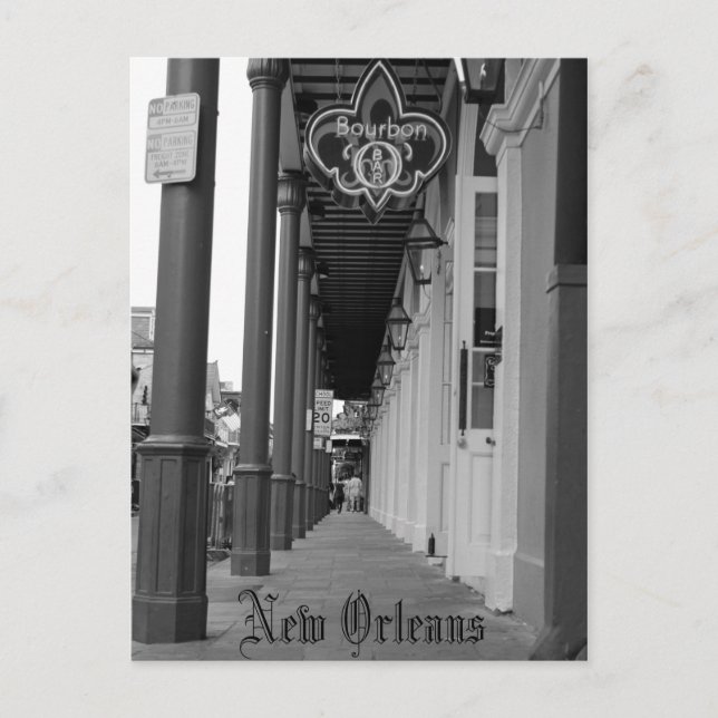 Postal Calle de Borbón (Anverso)