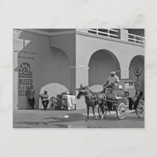 Postal Calle de Cozumel