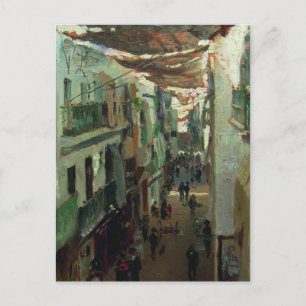 Postal Calle de las serpientes en Sevilla por Ilya Repin