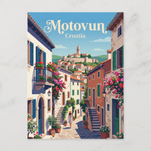 Postal Calle de Motovun Croacia