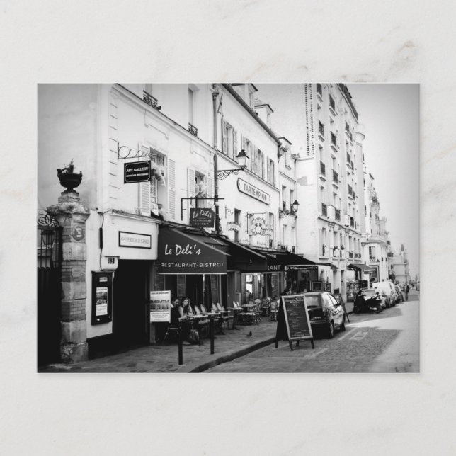 Postal Calle de París (Anverso)