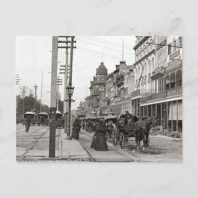 Postal Calle del Barrio Antiguo de Francia (Anverso)