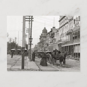 Postal Calle del Barrio Antiguo Francés