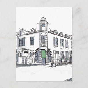 Postal calle del casco antiguo