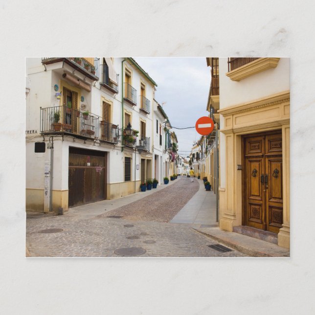 Postal Calle del casco antiguo de Córdoba (Anverso)