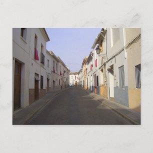Postal Calle del casco antiguo. España.