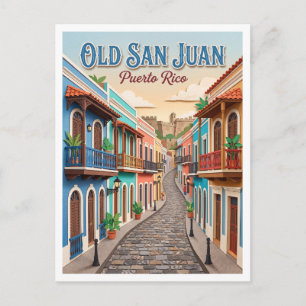 Postal Calle del Cristo San Juan Puerto Rico