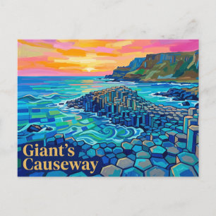 Postal Calle del Gigante Irlanda del Norte