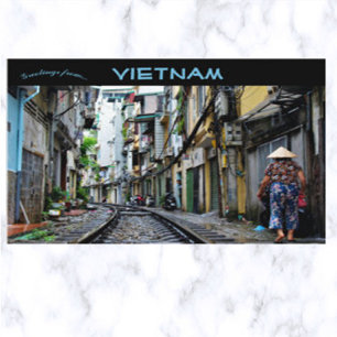 Postal Calle del Tren Hanoi Vietnam