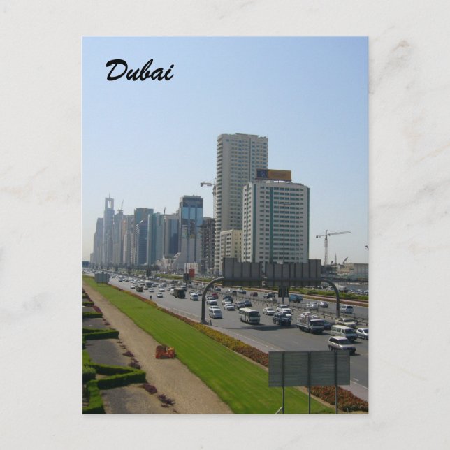 Postal calle dubai (Anverso)