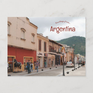 Postal Calle en la provincia de Salta Argentina