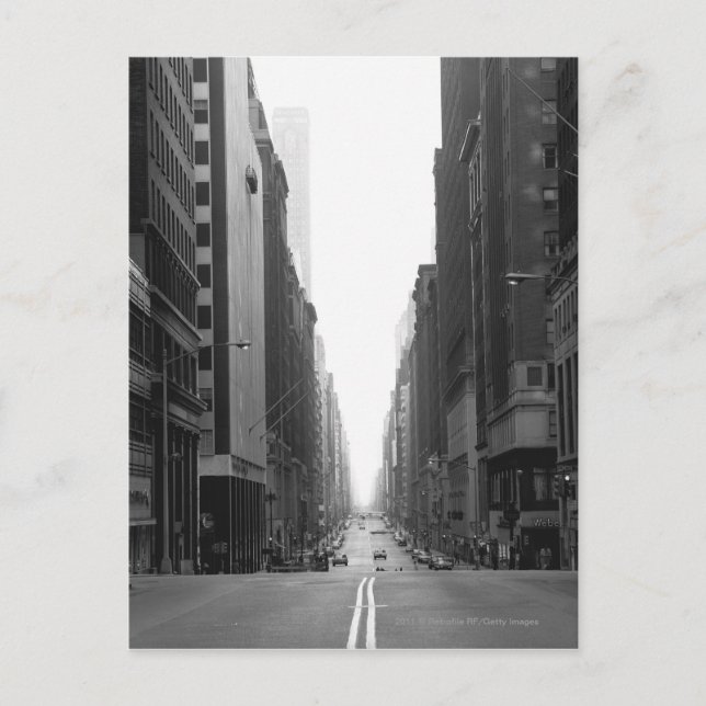 Postal Calle en Nueva York (Anverso)