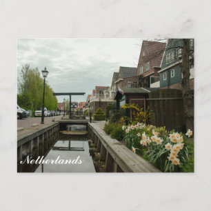 Postal Calle en Volendam, Países Bajos