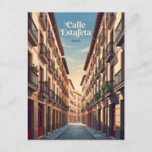 Postal Calle Estafeta España