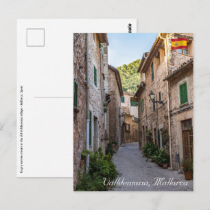 Postal Calle estrecha en el pueblo de Valldemossa - Mallo