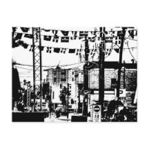 Calle fiesta Rue Laval Hull Gatineau Negro y Blanc