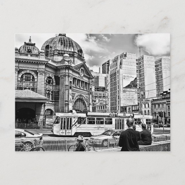 Postal Calle Flinders (Anverso)