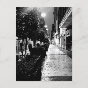 Postal Calle Florida Buenos Aires blanco y negro