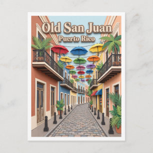 Postal Calle Fortaleza San Juan Puerto Rico