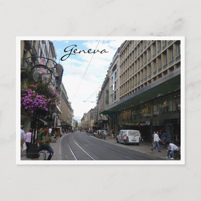 Postal calle geneva (Anverso)