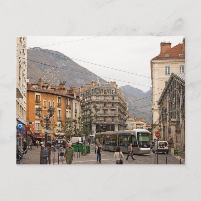 Postal Calle Grenoble (Anverso)