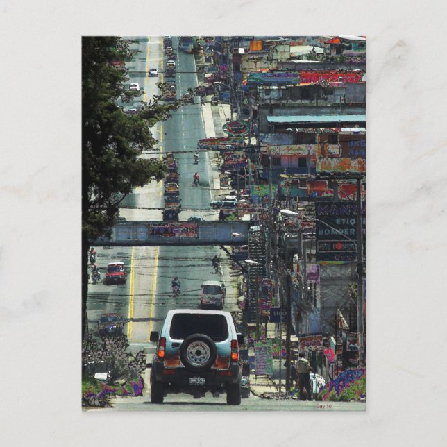 Postal Calle, Guatemala (Anverso)