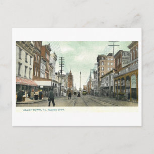 Postal Calle Hamilton Vintage, Allentown, Pensilvania