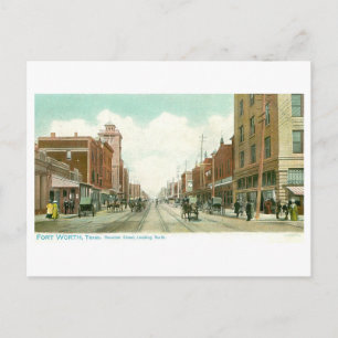 Postal Calle Houston antigua, Fort Worth, Texas