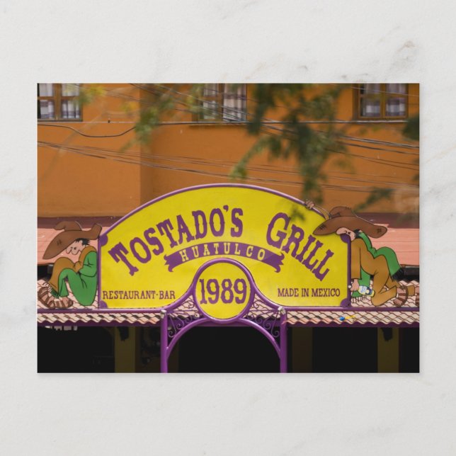 Postal Calle Huatulco 5 (Anverso)