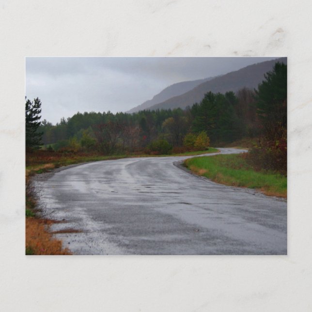 Postal Calle Hunter Mountain (Anverso)