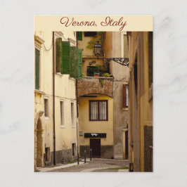 Postal Calle lateral pequeña de Verona