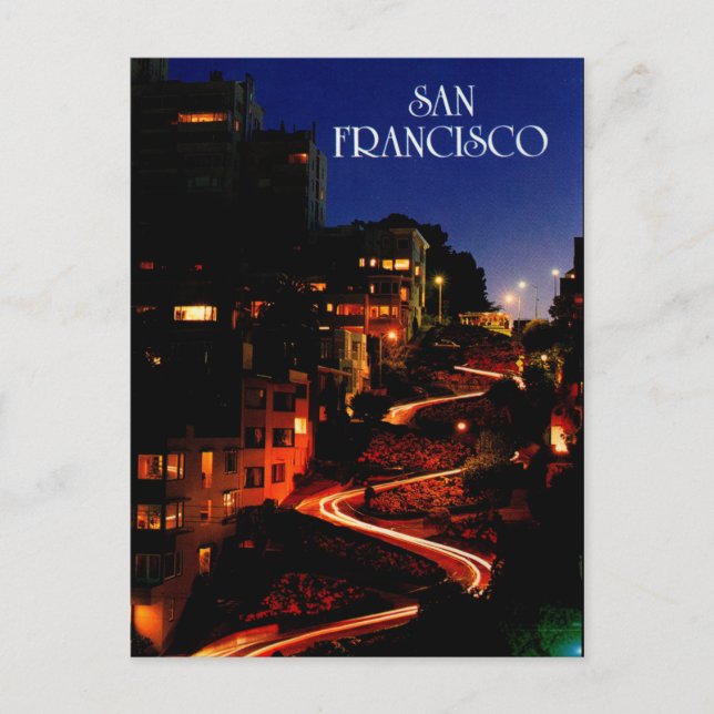 Postal Calle Lombard San Francisco (Anverso)