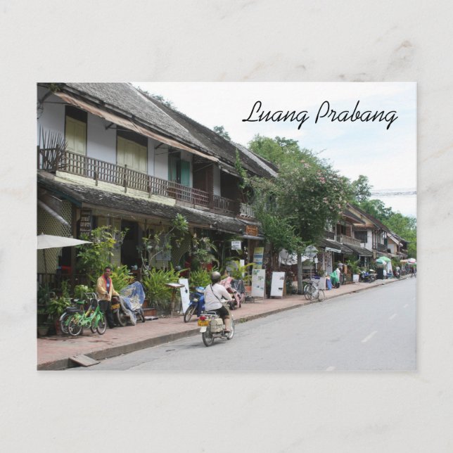 Postal calle luang (Anverso)